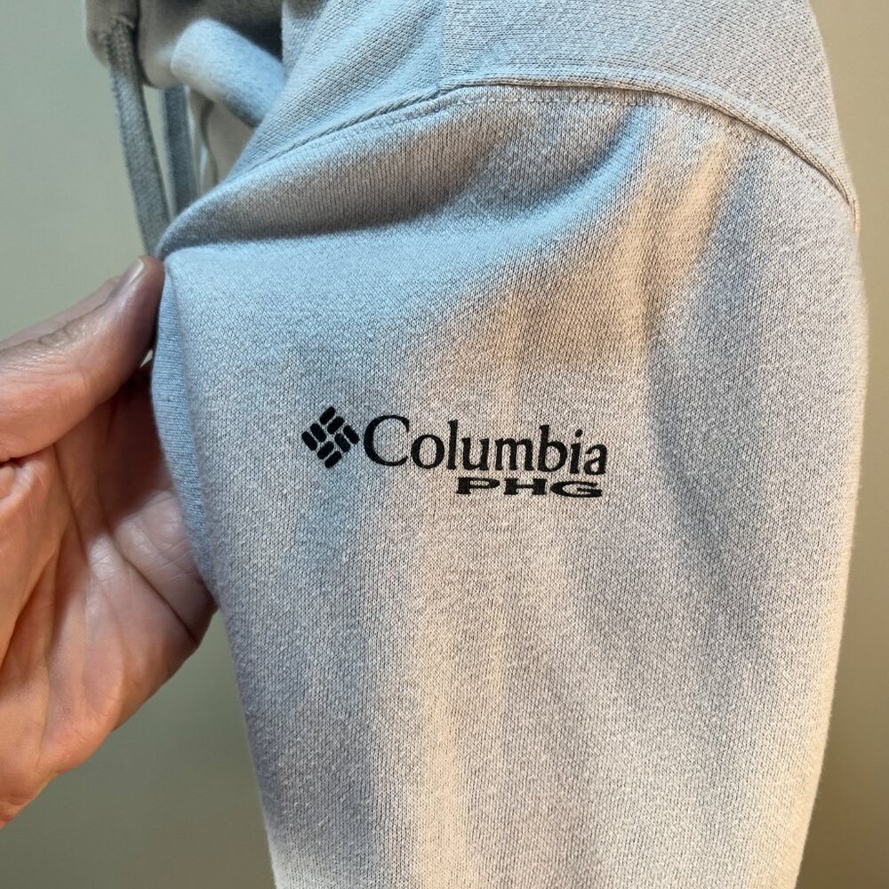 🔥 Columbia PHG Men’s Gray Hoodie L Hunting Sweatshirt Outdoor Camo 🦌 - Picture 4 of 8